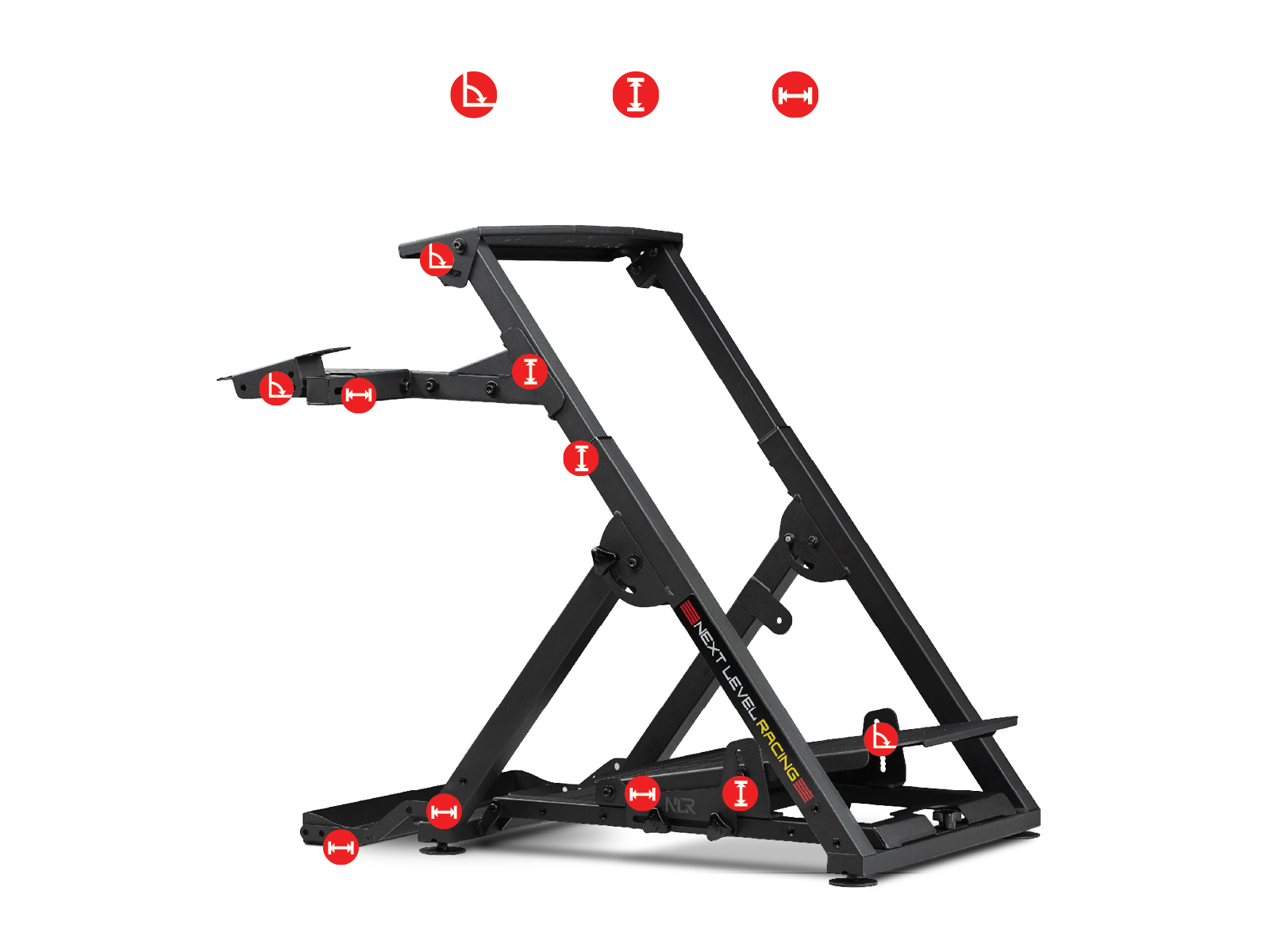 NEXT LEVEL RACING Wheel Stand 2.0 (NLRS023) - Newegg.com